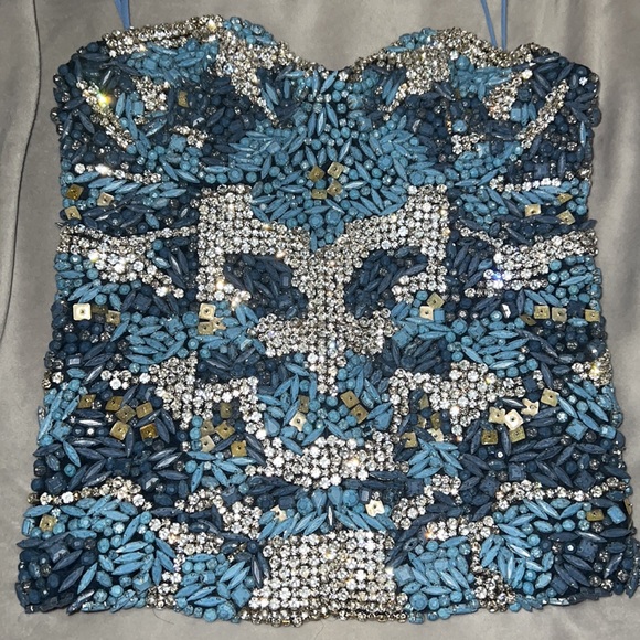 Alice and Olivia fully beaded corset size 0 brand new - Picture 2 of 5